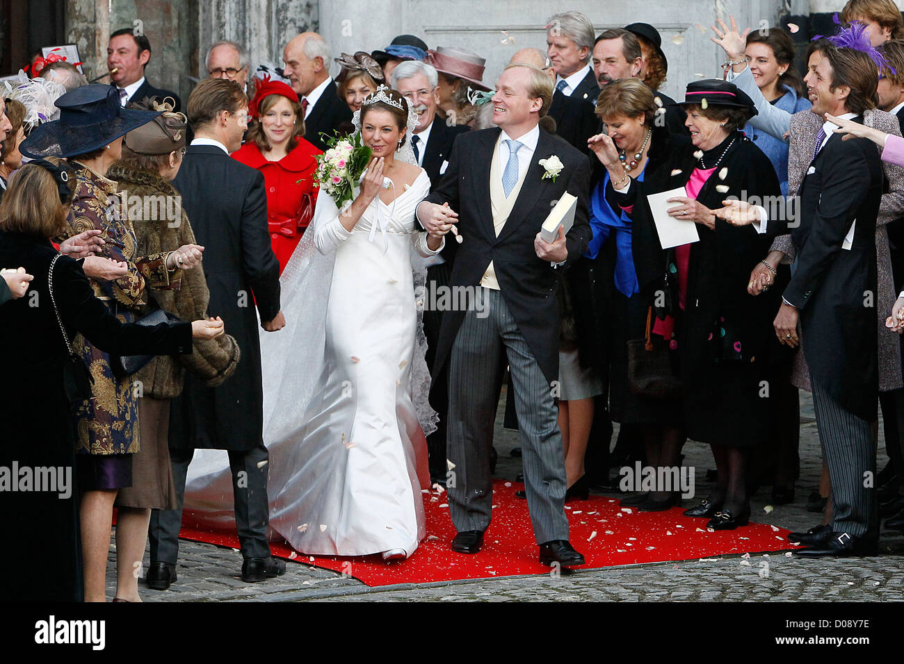 Prince Carlos de Bourbon de Parme and Princess Annemarie de Bourbon de