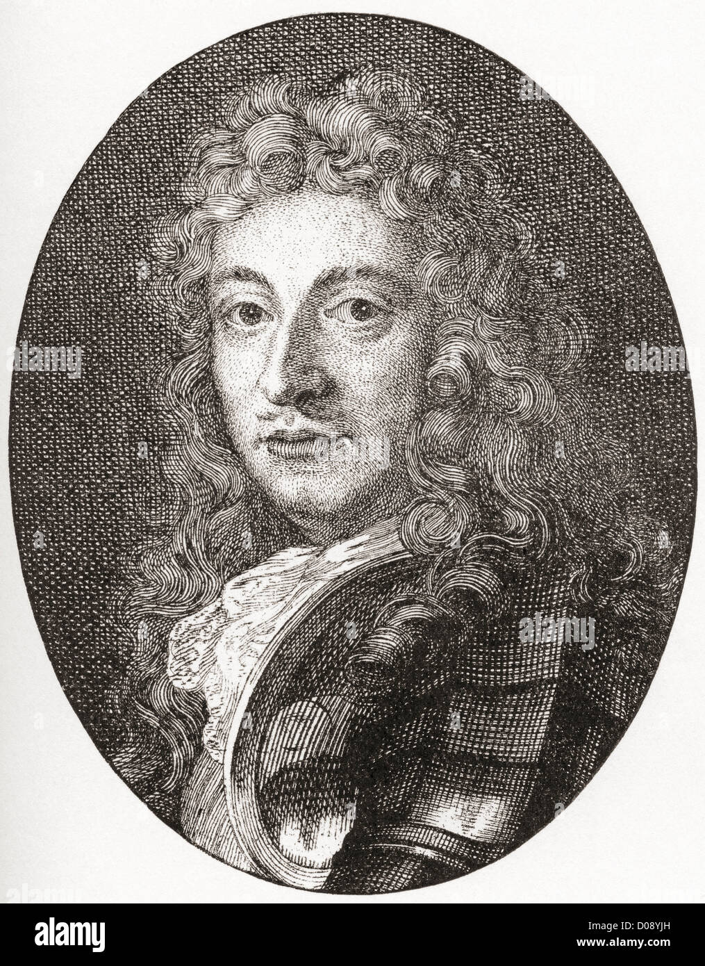 Adrien Maurice de Noailles, 3rd Duke of Noailles, 1678 – 1766. French aristocrat and soldier. Stock Photo