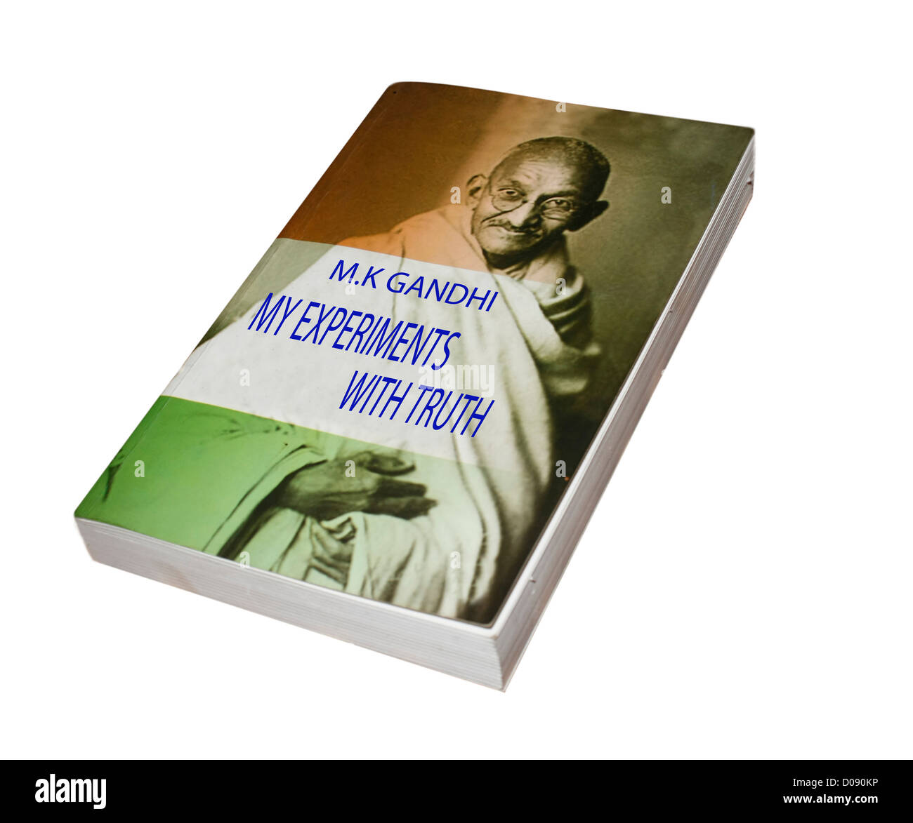 A book written by Mahatma Gandhi, Father of the Nation , India Stock Photo