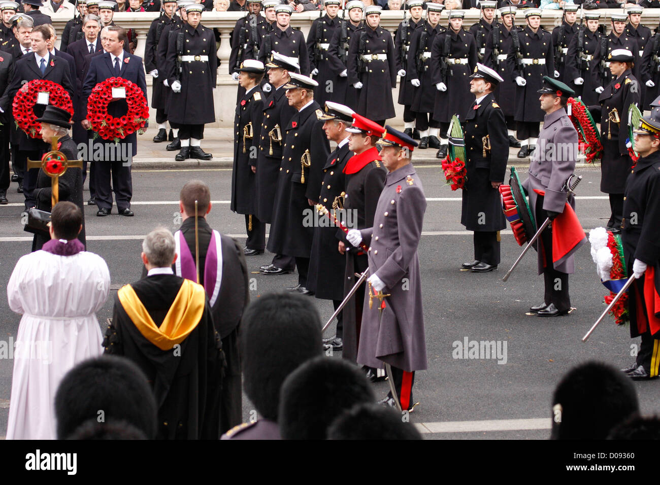 Atmosphere Remembrance Sunday service at the Cenotaph London, England ...
