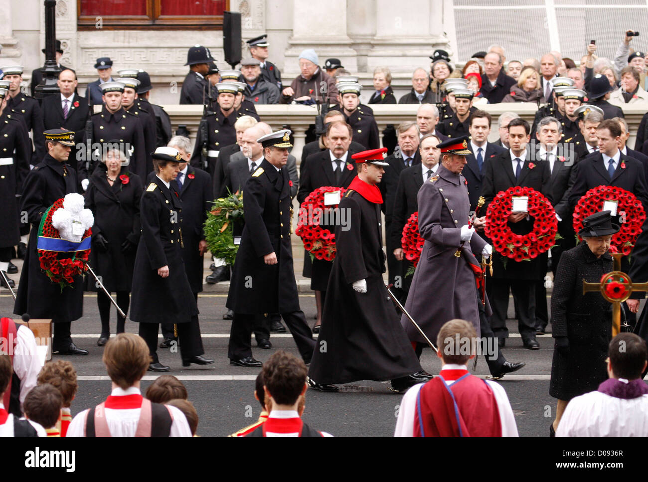 Atmosphere Remembrance Sunday service at the Cenotaph London, England ...