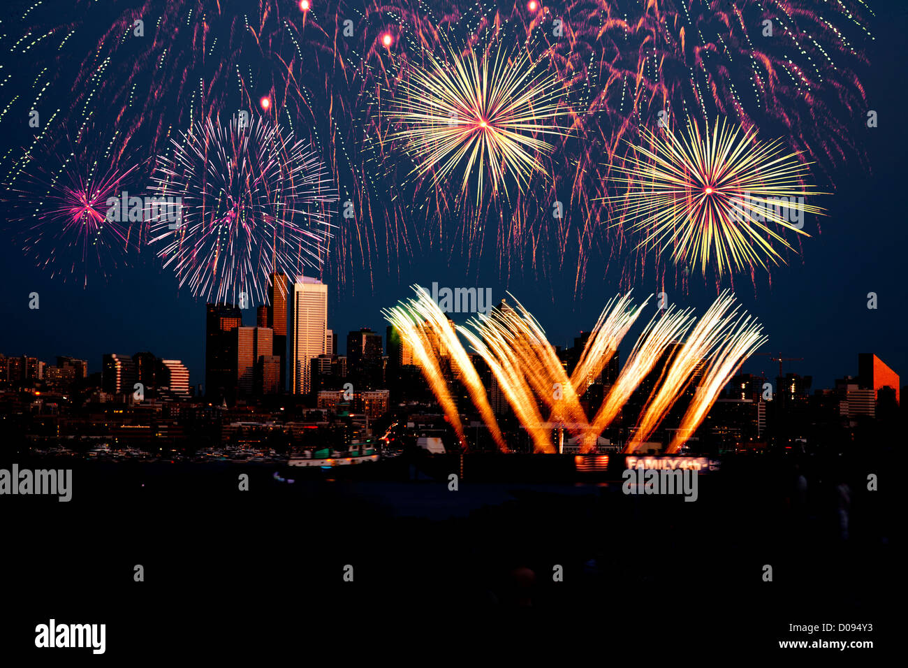 4th of july fireworks lake washington