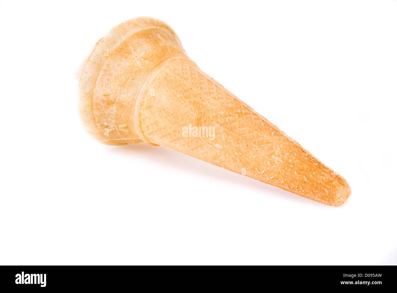 ice cream cone isolated over white background Stock Photo - Alamy