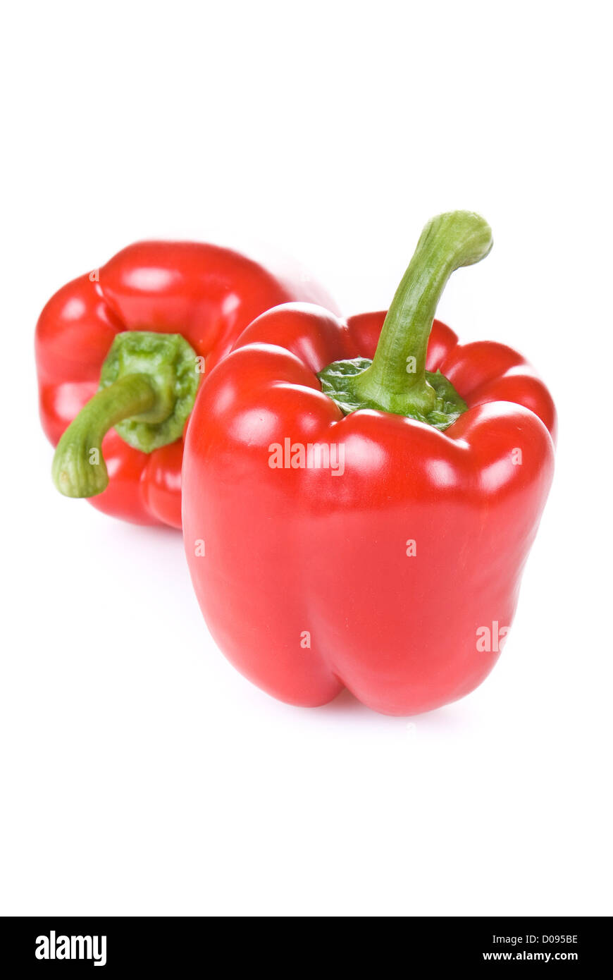 Red peppers isolated on white background Stock Photo Alamy