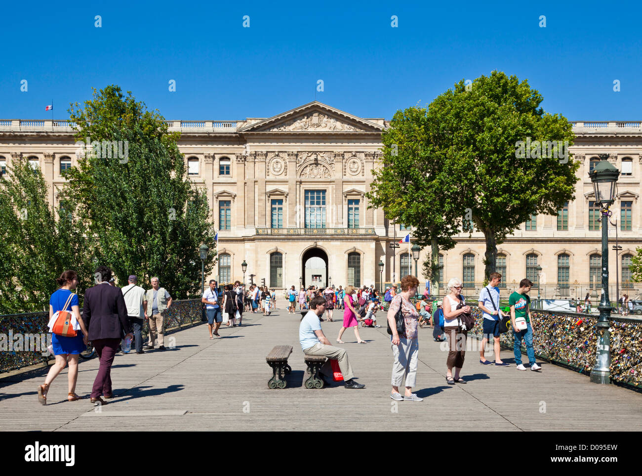 A Walk Across The Pont des Arts, Paris 