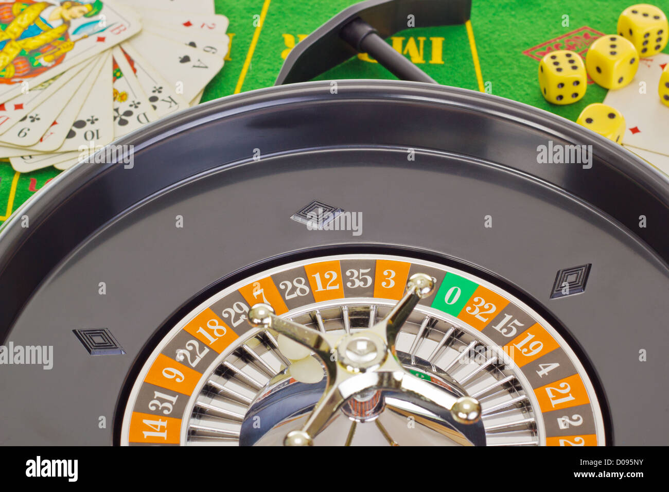 Some casino games Stock Photo
