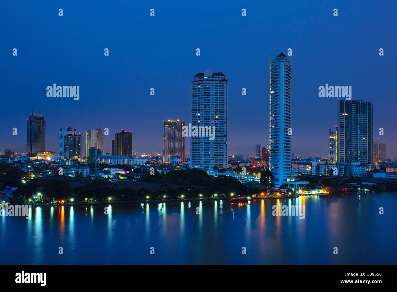 Thailand, Bangkok, the Chao Phraya River Stock Photo
