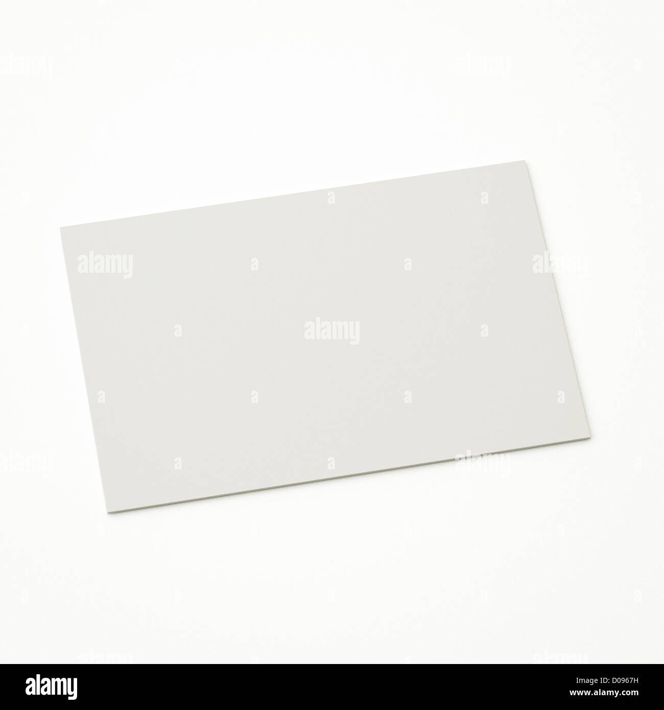 isolated blank business card, to replace with own image Stock Photo Alamy