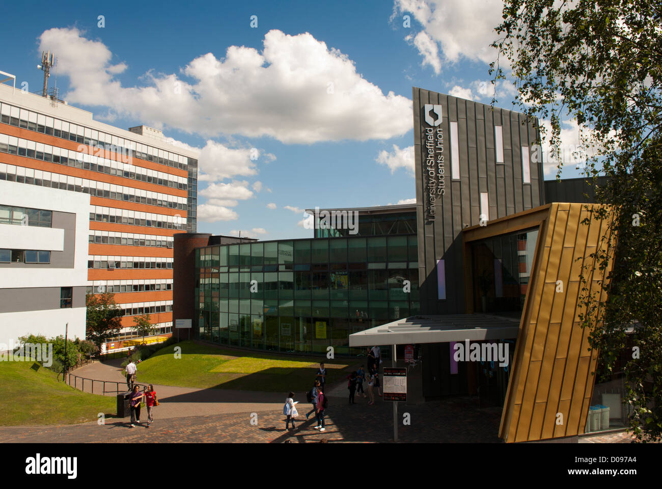The Student Union, The University of Sheffield, Sheffield, South Yorkshire, England. Stock Photo