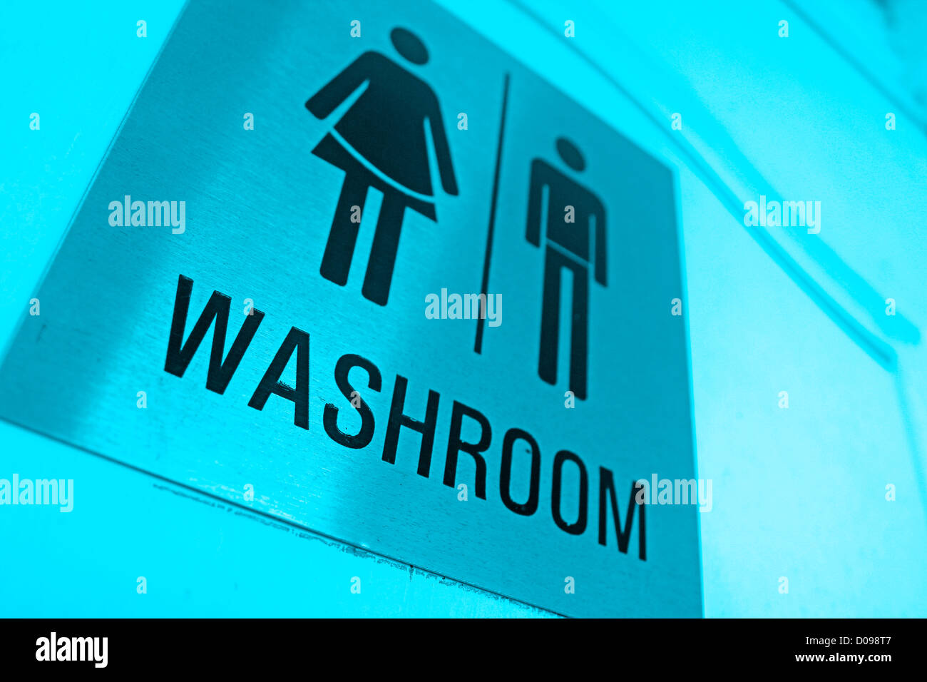 Public bathroom sign Stock Photo Alamy
