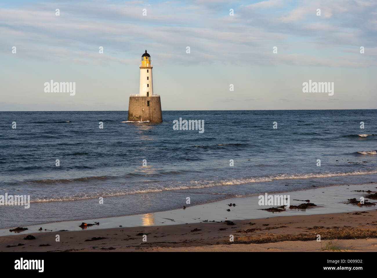 Rattray Head Lighthouse, Rattray Head, Aberdeenshire, Scotland, UK. Stock Photo