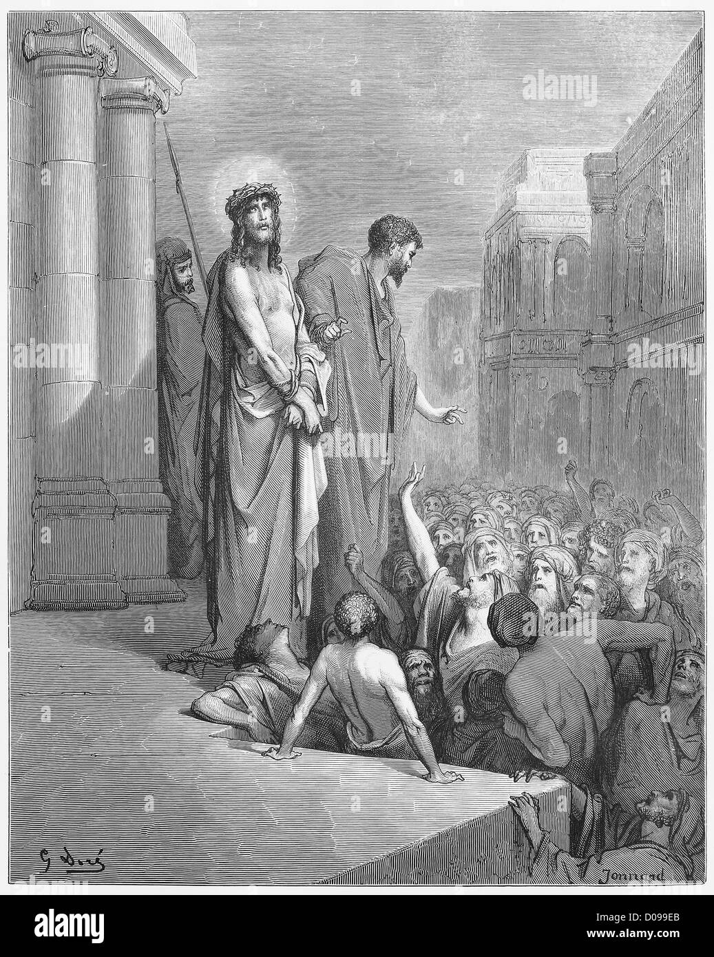 Jesus Is Presented to the People Stock Photo