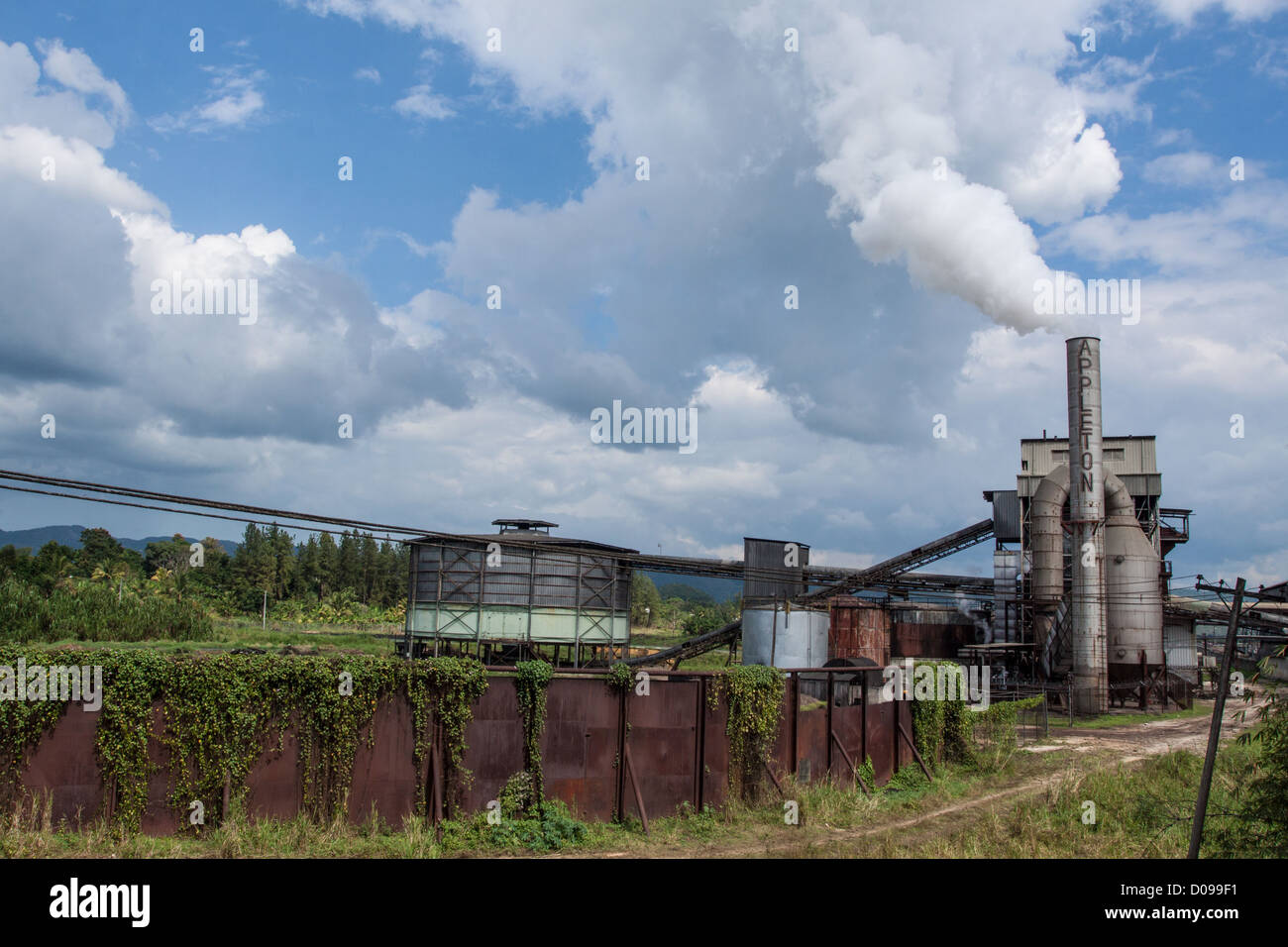GENERAL VIEW OF THE APPLETON ESTATE RUM DISTILLERY JAMAICA THE