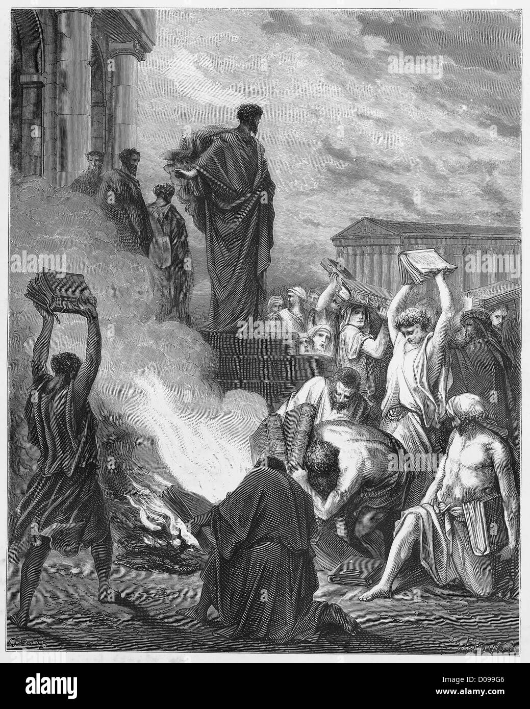 Paul preaches at ephesus Black and White Stock Photos & Images Alamy