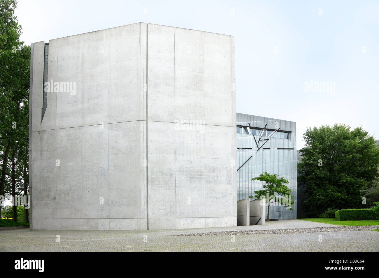 Jewish museum in Berlin designed by Daniel Libeskind Stock Photo