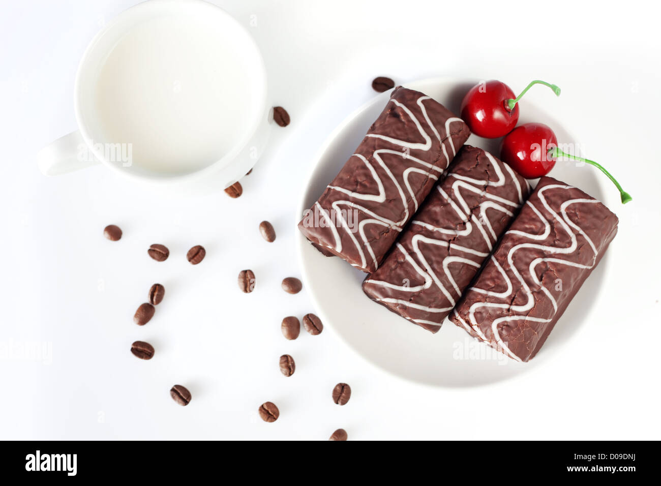 Chocolate cakes Stock Photo