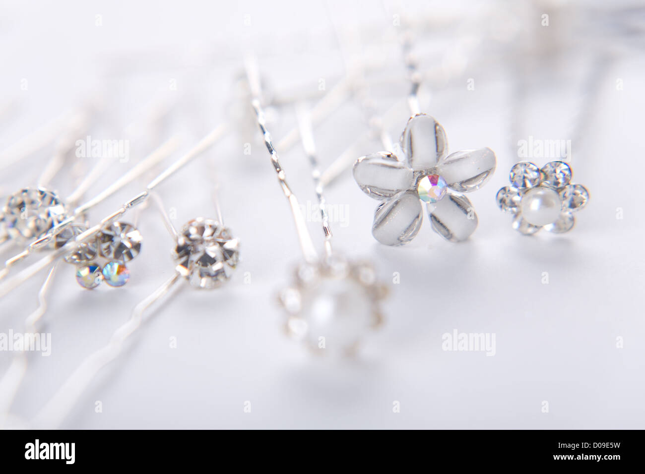 Silver wedding pins Stock Photo Alamy