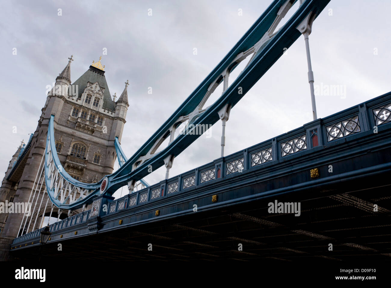Structural details of the Tower Bridge, London Stock Photo Alamy