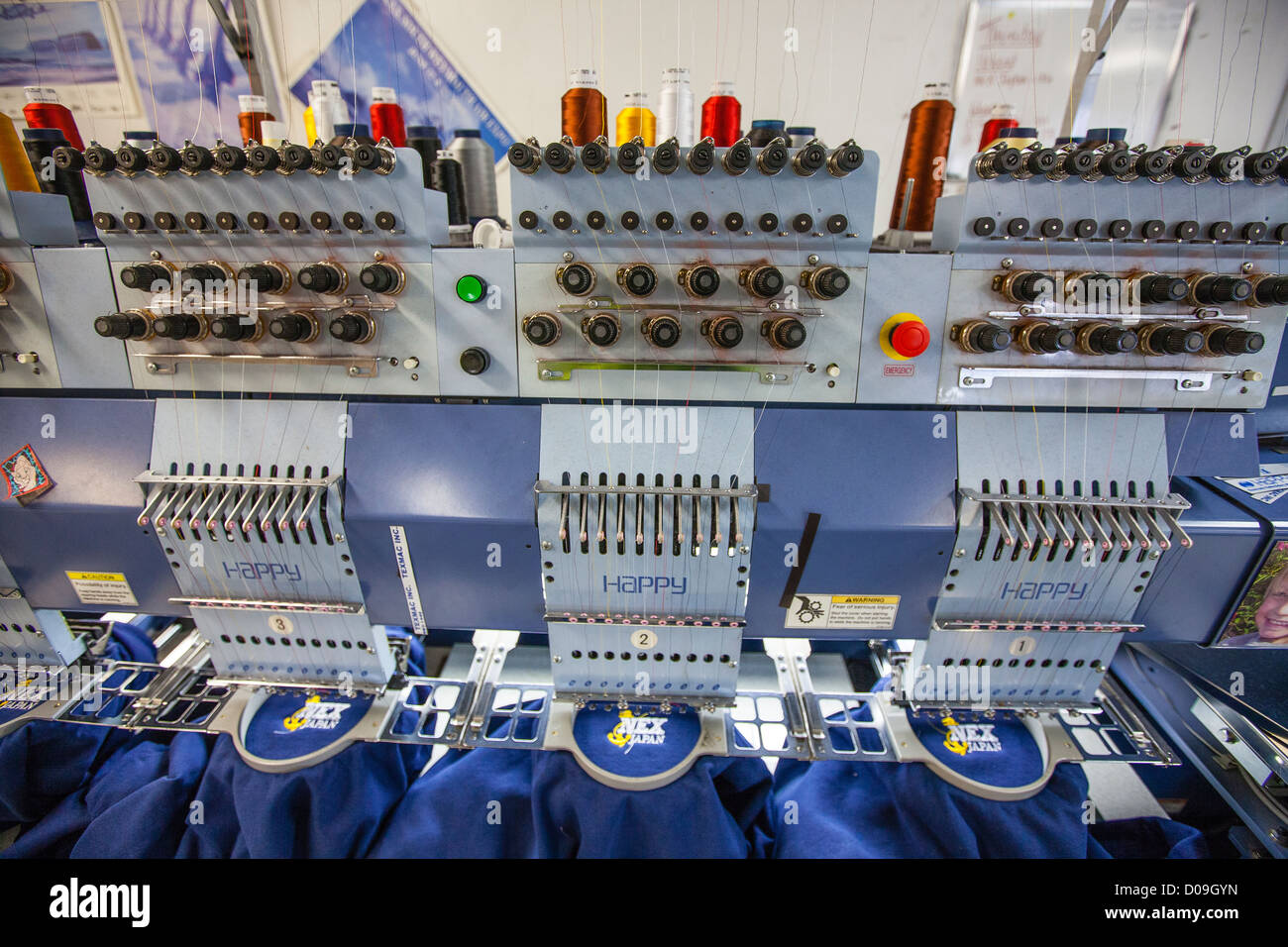 Automatic embroidery machine hires stock photography and images Alamy