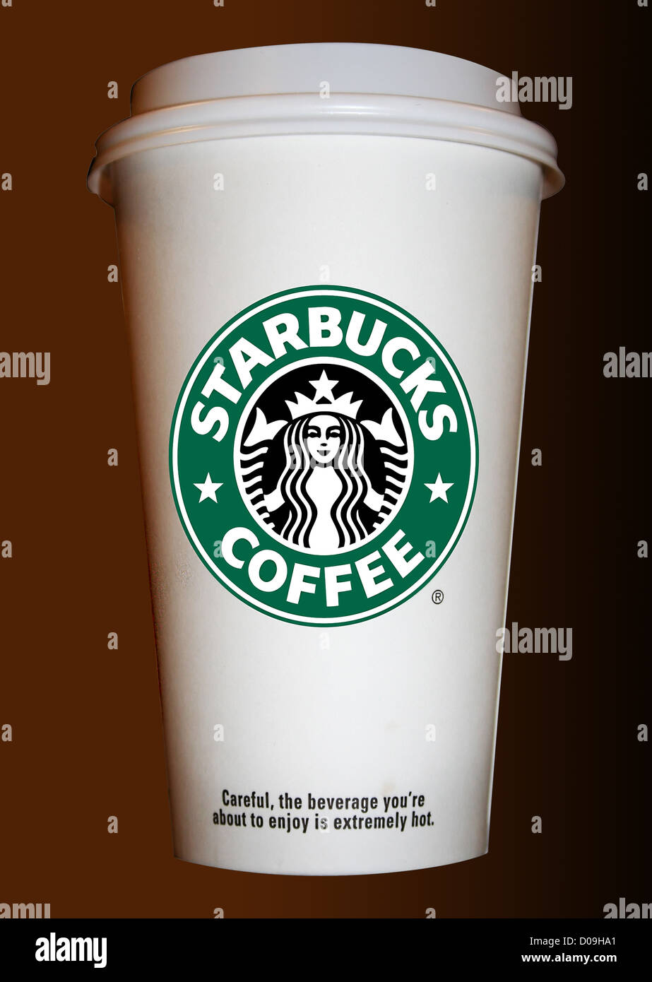 A Starbucks coffee cup Stock Photo