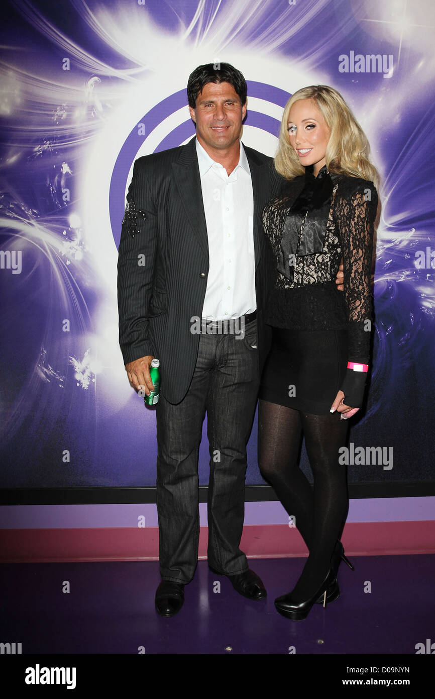 Jose Canseco with Girlfriend Leila Shennib and Daughter Josie Canseco James  Kyson Lee hosts the Super Special Rooftop Party Stock Photo - Alamy