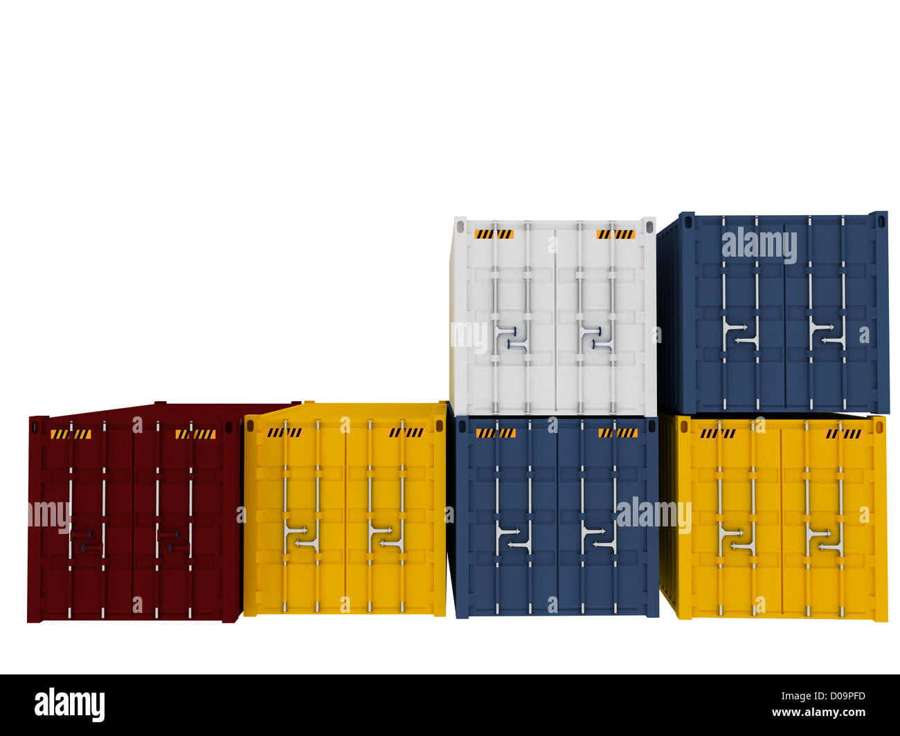 High Quality Cargo Container - Isolated Object Series Stock Photo - Alamy