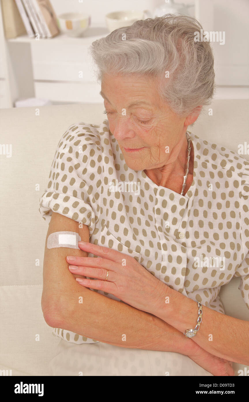 ELDERLY PERSON DRESSING Stock Photo Alamy