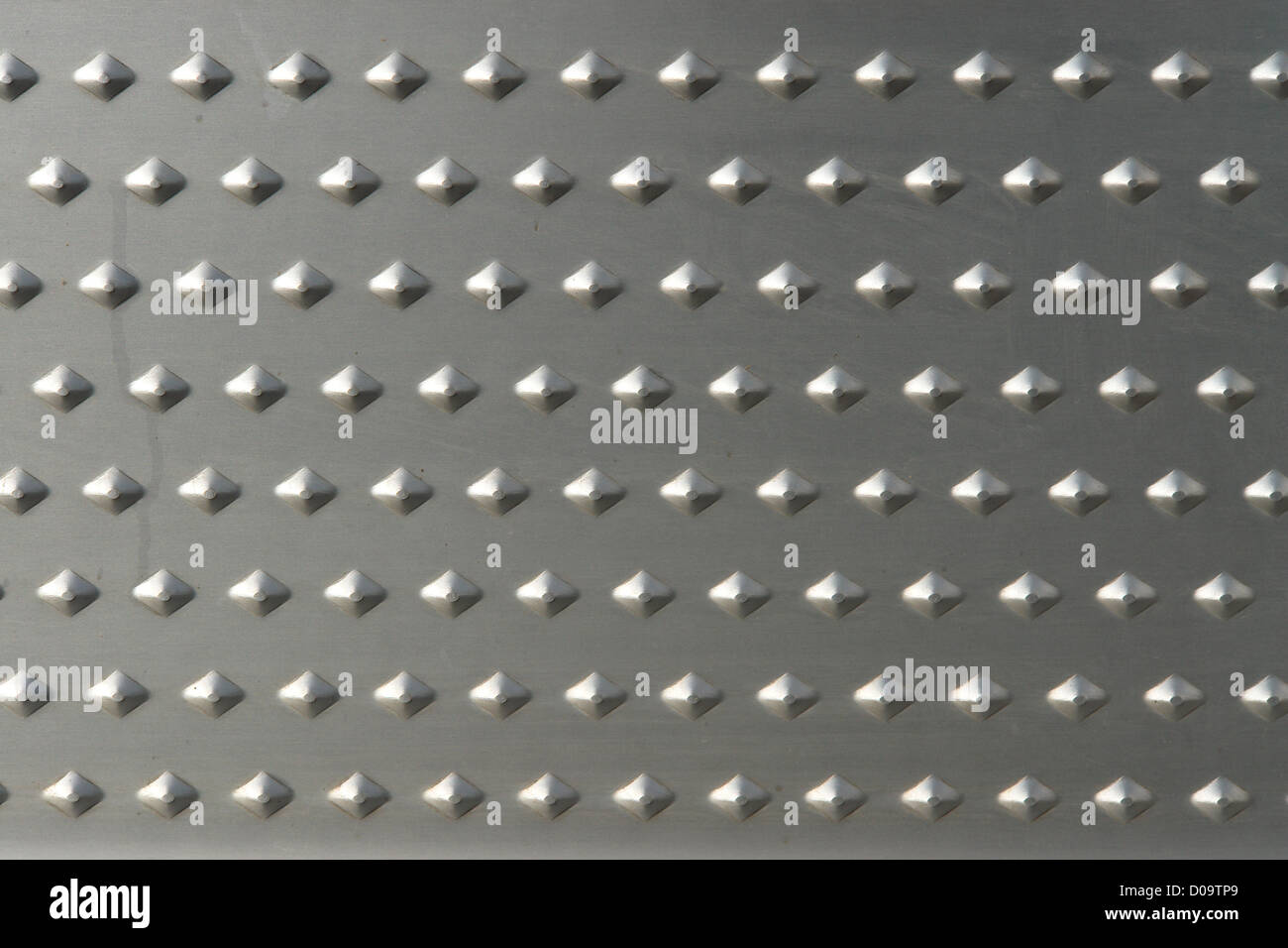 close-up of a metal surface. Stock Photo