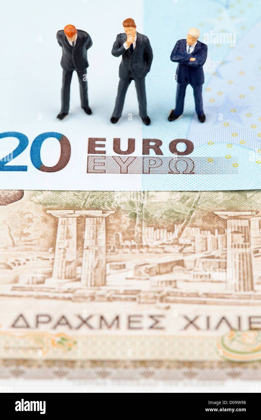 Eurozone Crisis Stock Photo