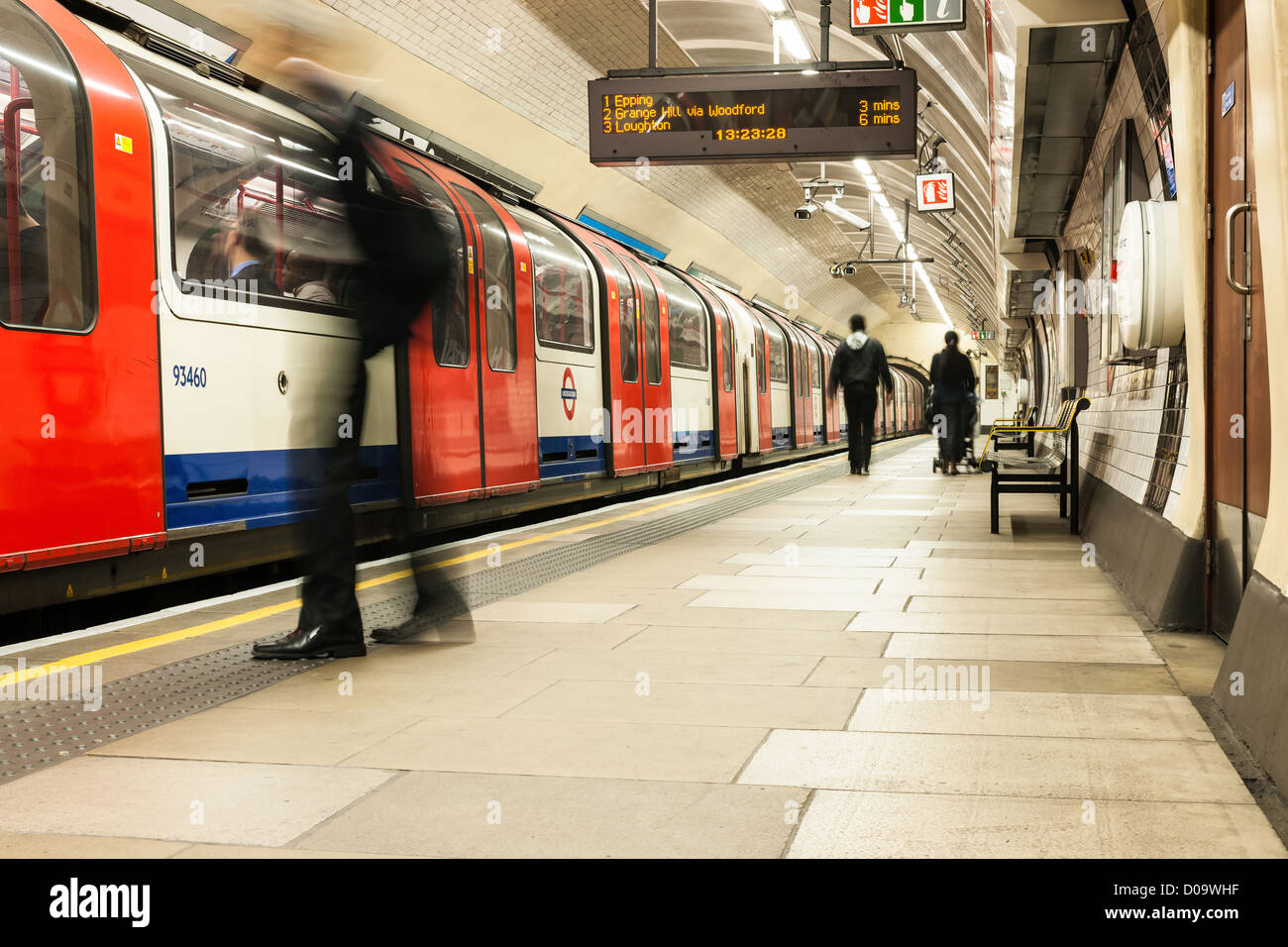 London Tube Station Stock Photo