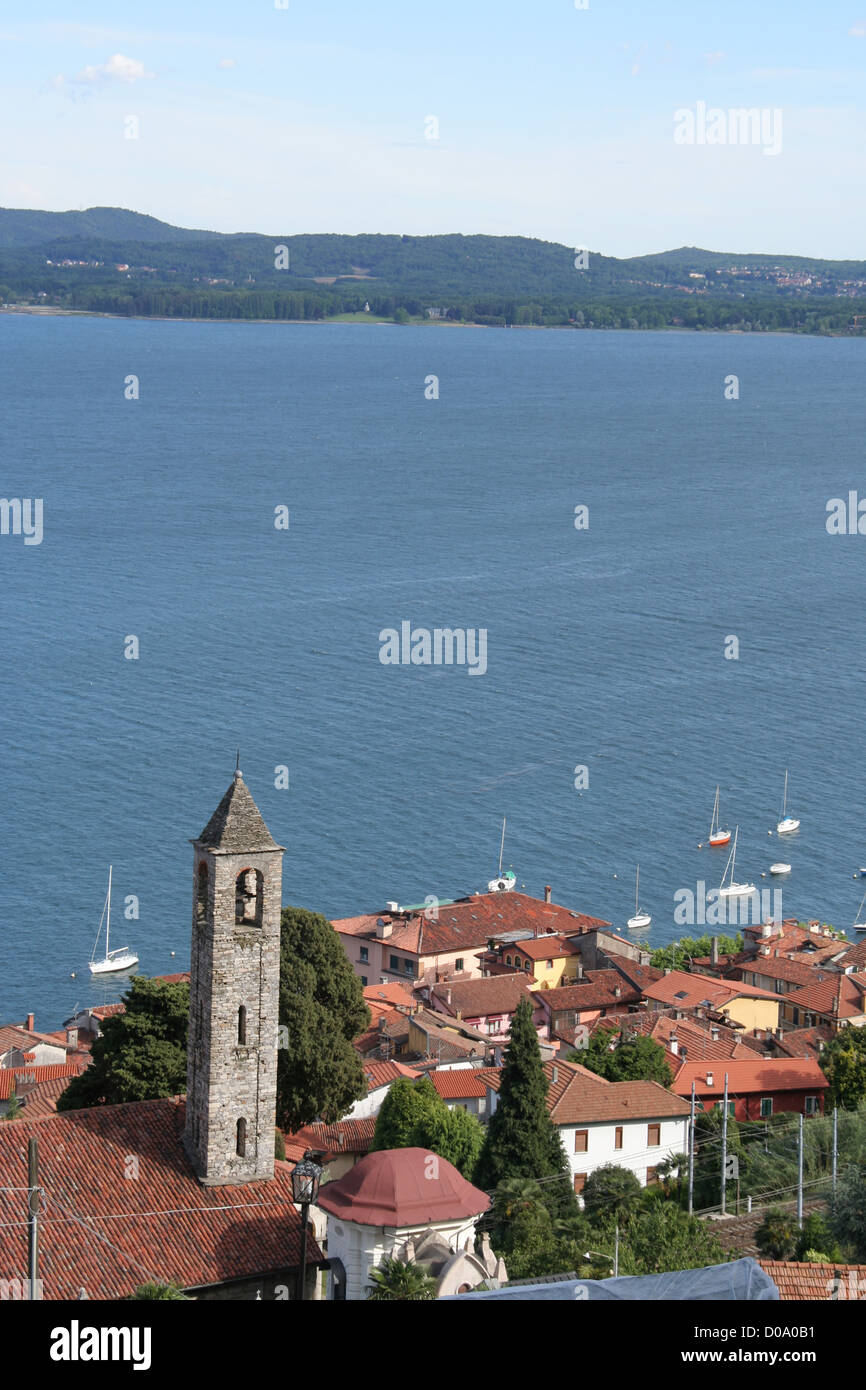 Lago Maggiore, north Italy Stock Photo