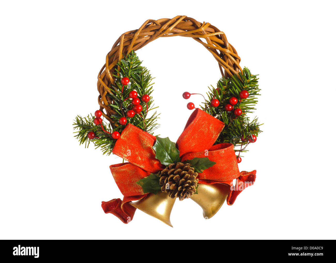 Winter holiday interior decoration Cut Out Stock Images & Pictures - Alamy