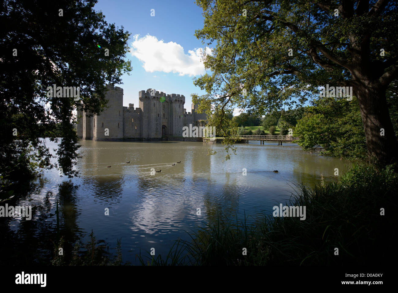 Bodium Castle East Sussex UK National Trust Stock Photo - Alamy