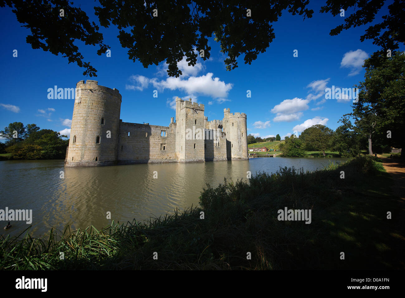 Bodium Castle East Sussex UK National Trust Stock Photo - Alamy
