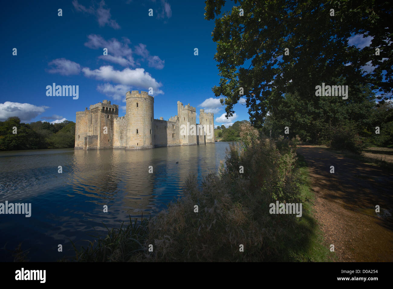 Bodium Castle East Sussex UK National Trust Stock Photo - Alamy