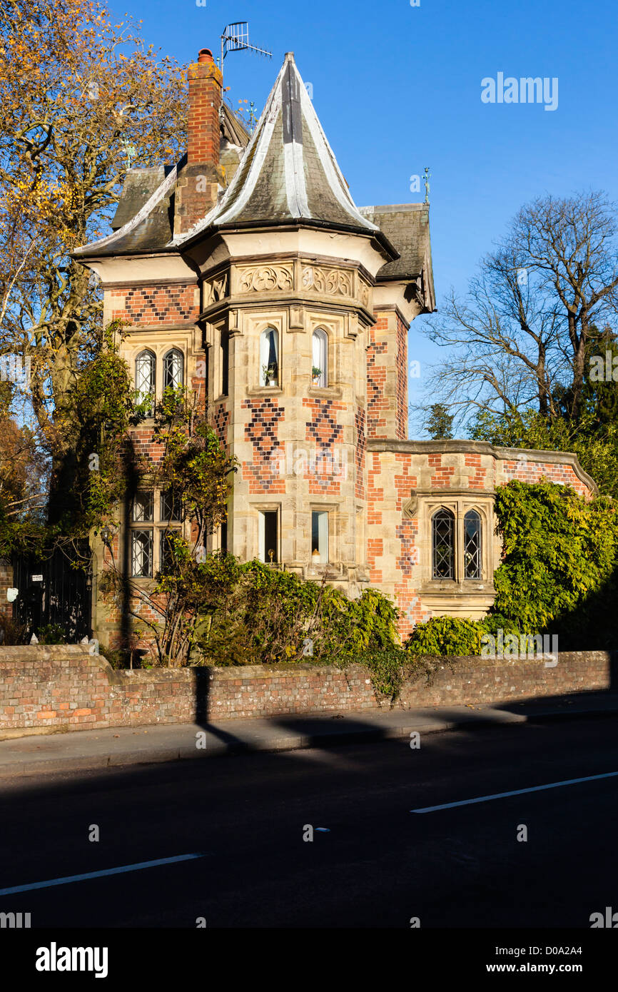 The Old Lodge house, Hall Place, Leigh near Tonbridge, Kent, UK Stock