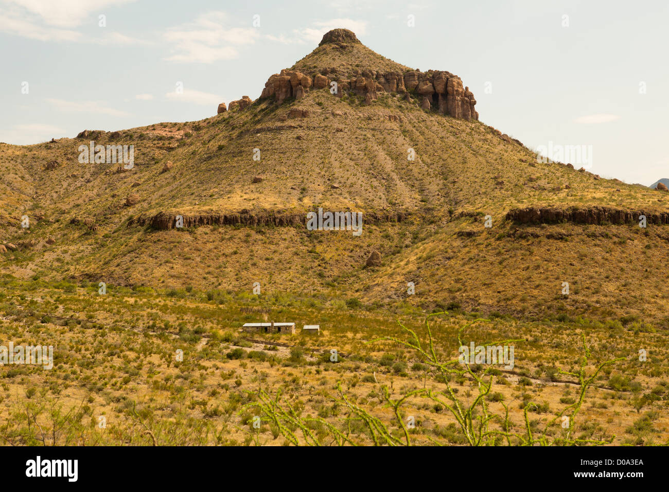 Blue Creek Ranch in Big Bend National park,TX Stock Photo