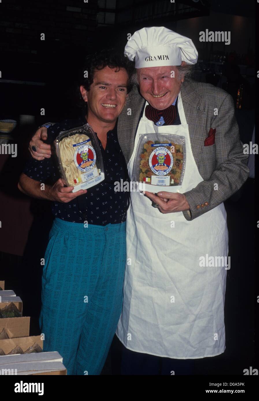 AL LEWIS with Butch Patrick 1987.f5018.(Credit Image: © John Barrett/Globe Photos/ZUMAPRESS.com) Stock Photo