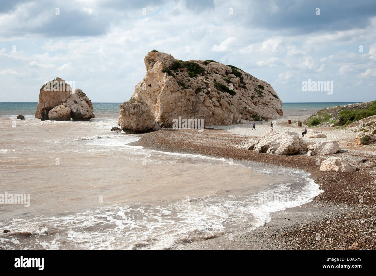 Petra tou Romiou legendary location of Aphrodite's Birthplace the ...