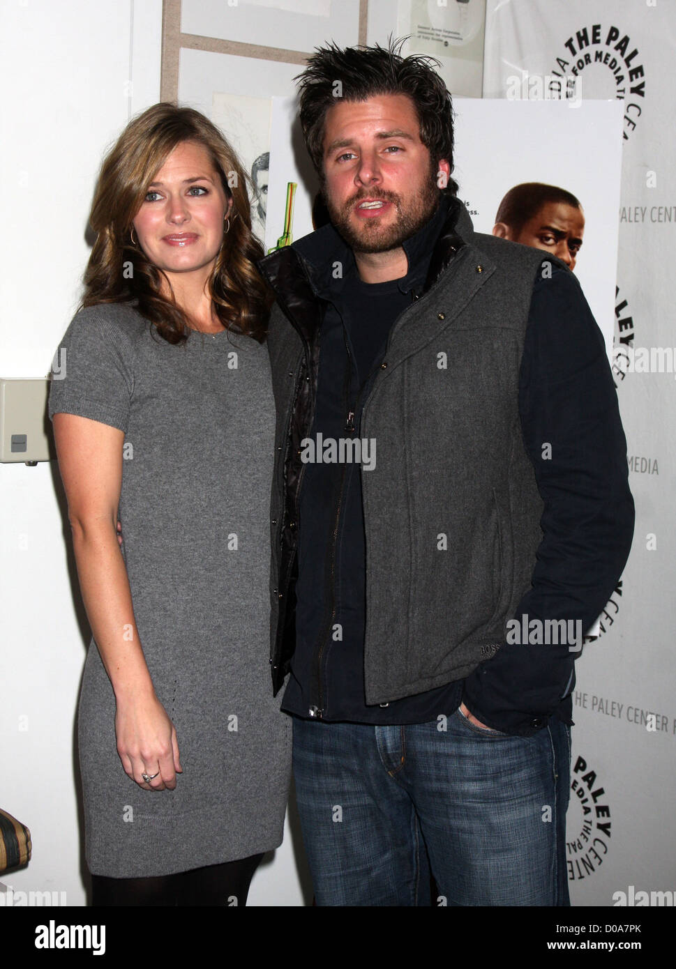 Maggie Lawson and James Roday "Psych: A Twin Peaks Gathering" at Paley  Center for Media Beverly Hills, California - 30.11.10 Stock Photo - Alamy