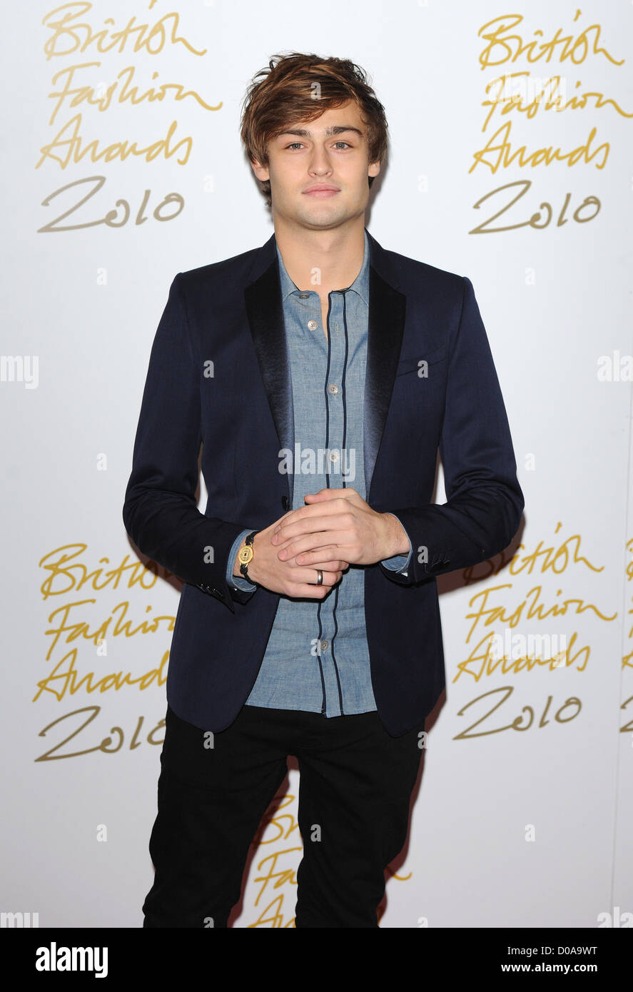 Douglas Booth The British Fashion Awards held at the Savoy - Arrivals. London, England - 7.12.10 Stock Photo