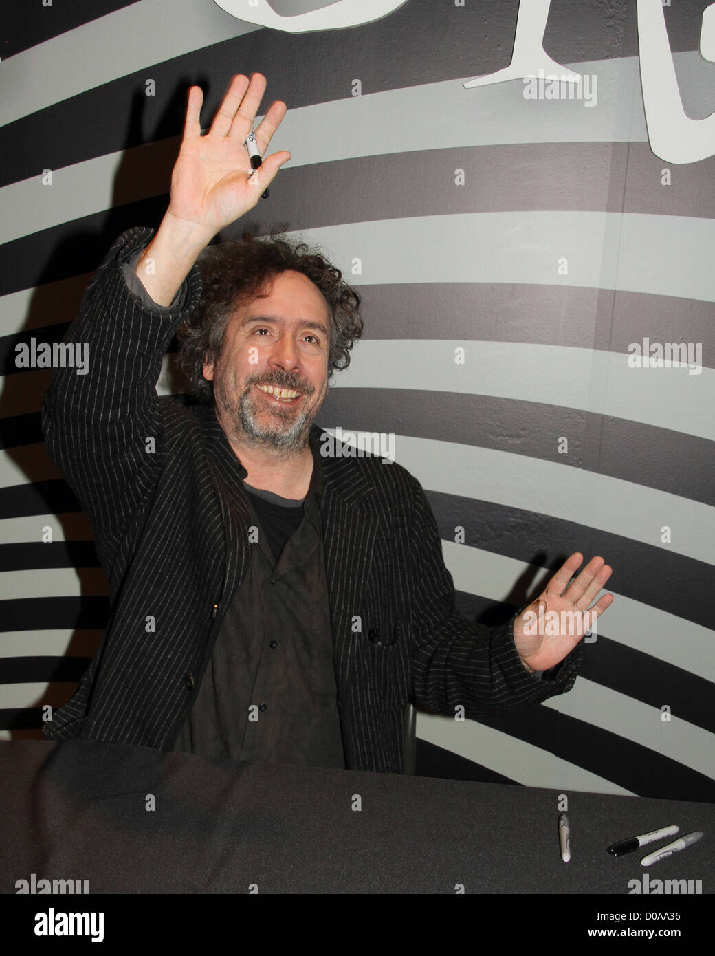 Tim Burton appearance at Bell Tiff Lightbox the media event of 'Tim Burton Exhibition' organized by The Museum of Modern Stock Photo