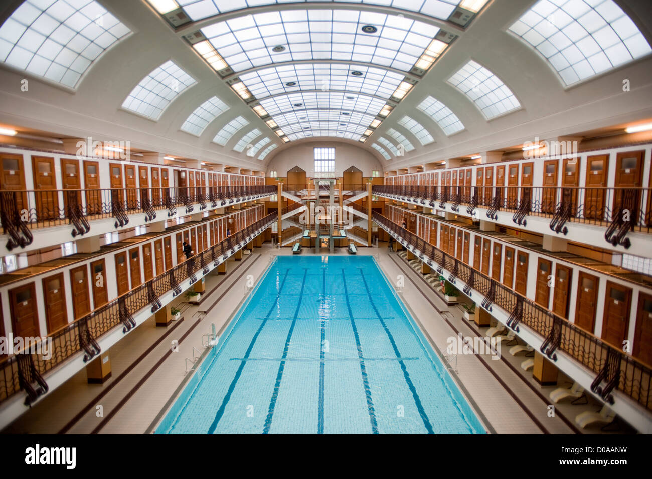 Österreich, Wien 10, Favoriten, Reumannplatz, Amalienbad, Stock Photo