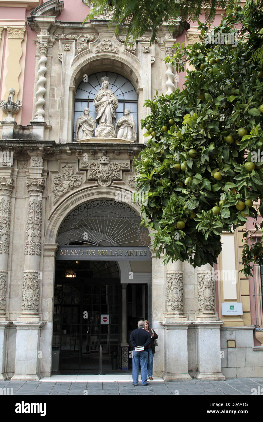 FINE ARTS MUSEUM MUSEO DE BELLAS ARTES SEVILLE ANDALUSIA SPAIN Stock Photo