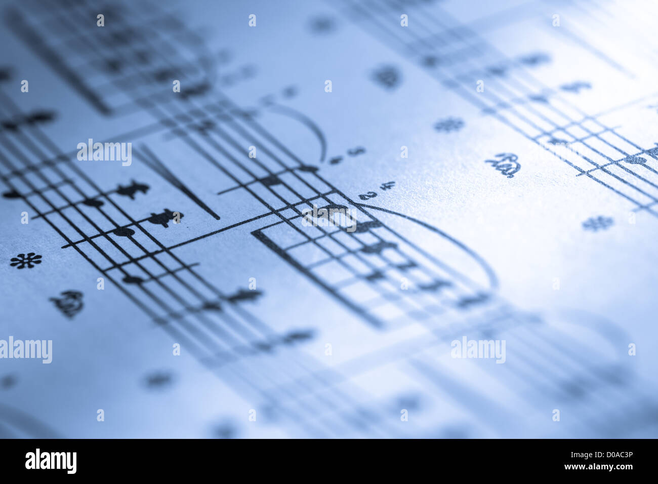 Music notes on paper background Stock Photo - Alamy