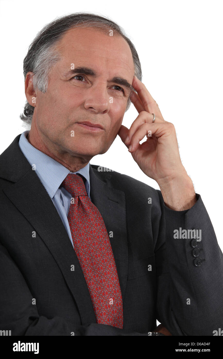 Bald man blue eyes look hi-res stock photography and images - Alamy