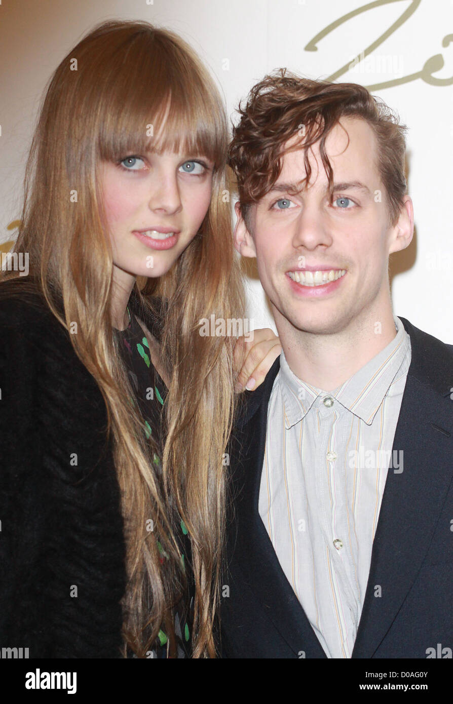 Johnny Borrell and Edie Campbell The British Fashion Awards Press Room London England Stock Photo