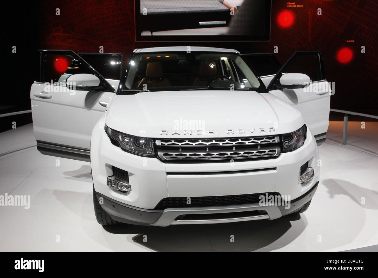 Range Rover Evoque The annual LA Auto Show held at the Los Angeles ...