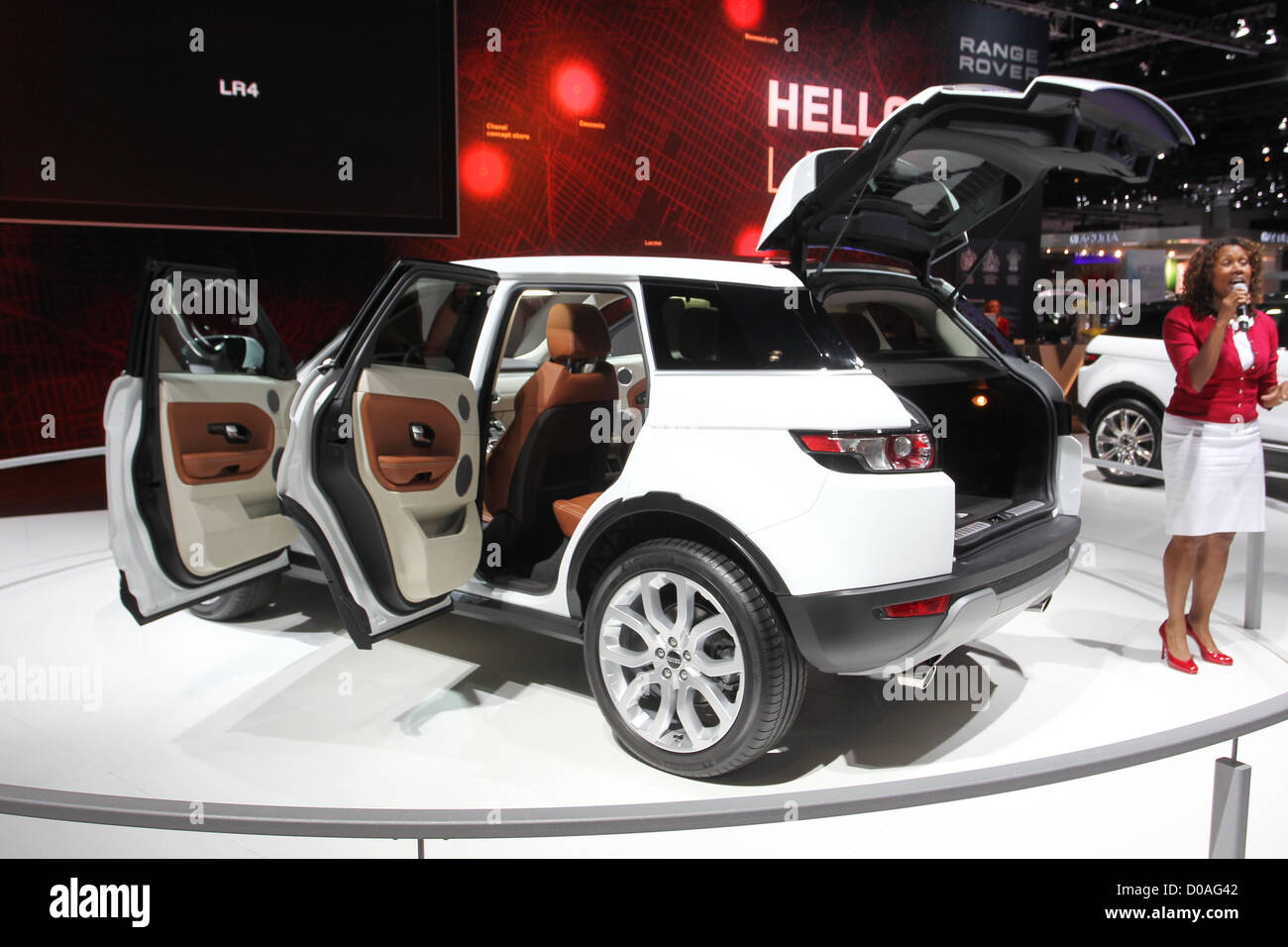 Range Rover Evoque The annual LA Auto Show held at the Los Angeles ...