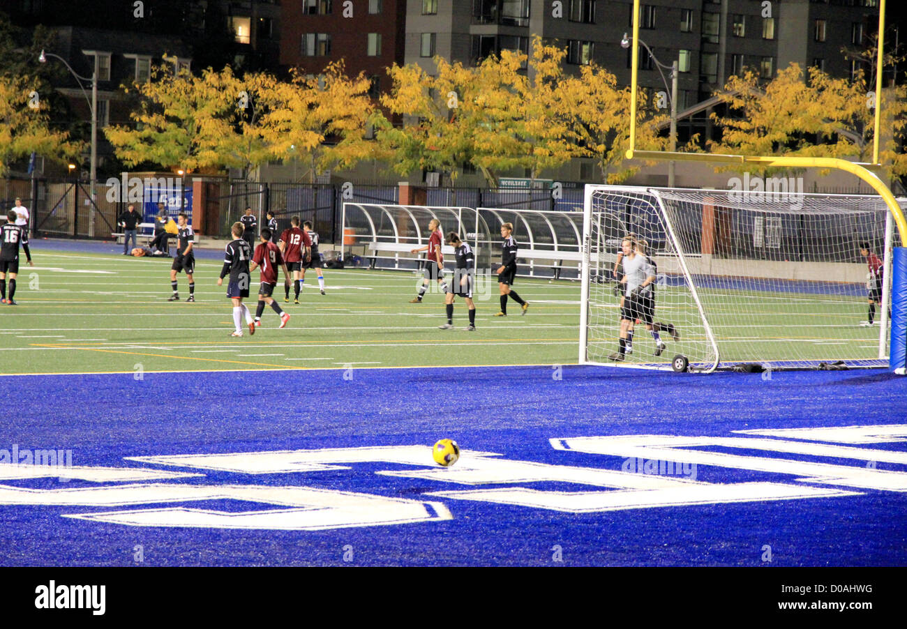 Night Football Game Stock Photo Alamy